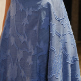 Sinine Jacquard – Rikkalik maxi kleit