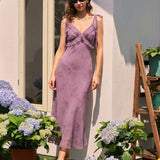 Lilla – Elegantne midi kleit