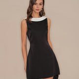 Must Kleid – Elegantne mini kleit