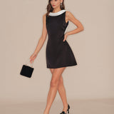 Must Kleid – Elegantne mini kleit